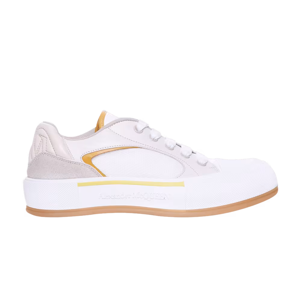 Alexander McQueen Skate Deck Plimsoll Low White