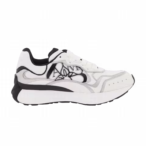 Alexander McQueen Sprint Runner 'White Black Silver'