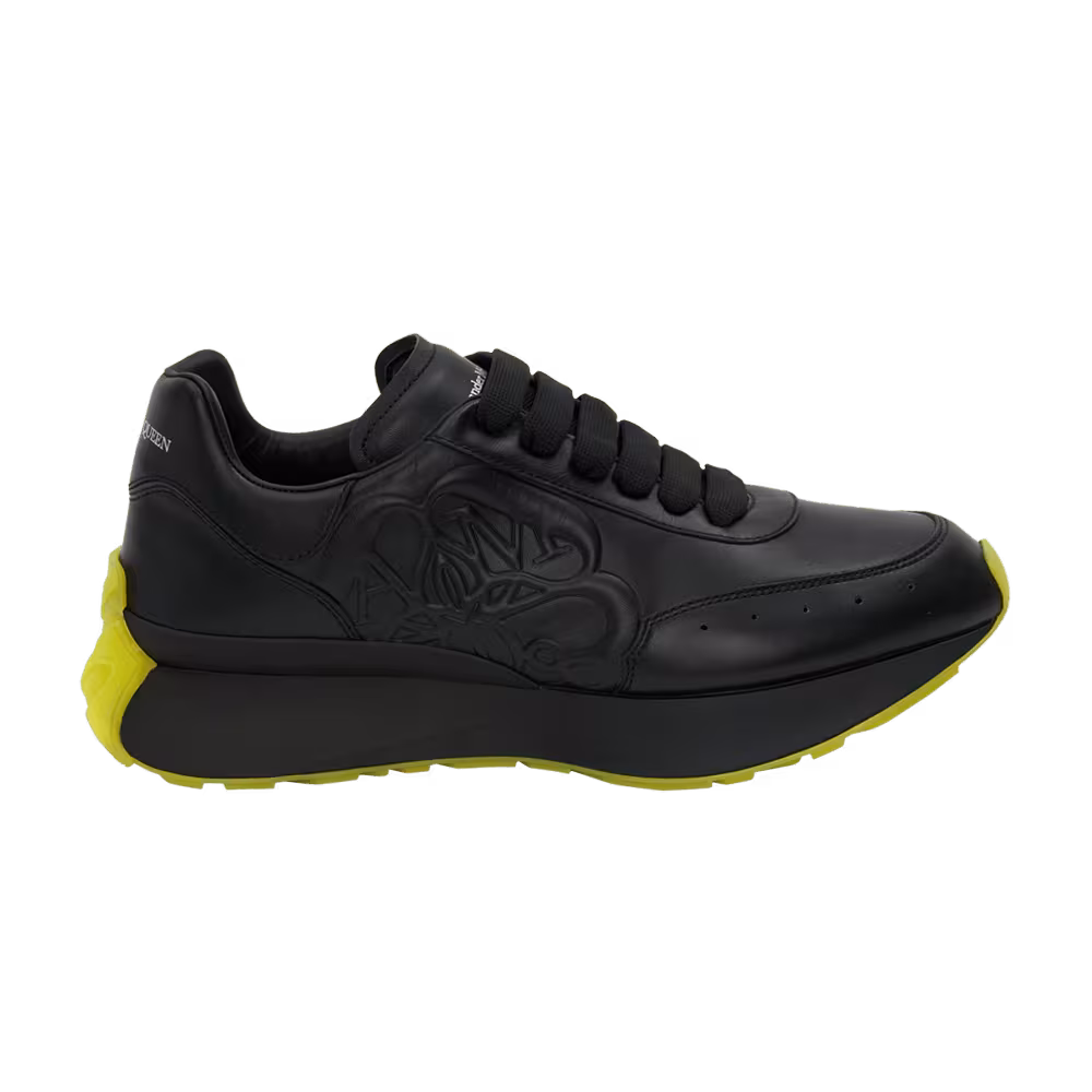Alexander McQueen Sprint Runner Black Yellow