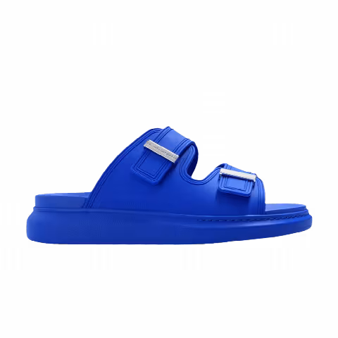 Alexander McQueen Hybrid Double Buckle Sandal 'Navy Blue'