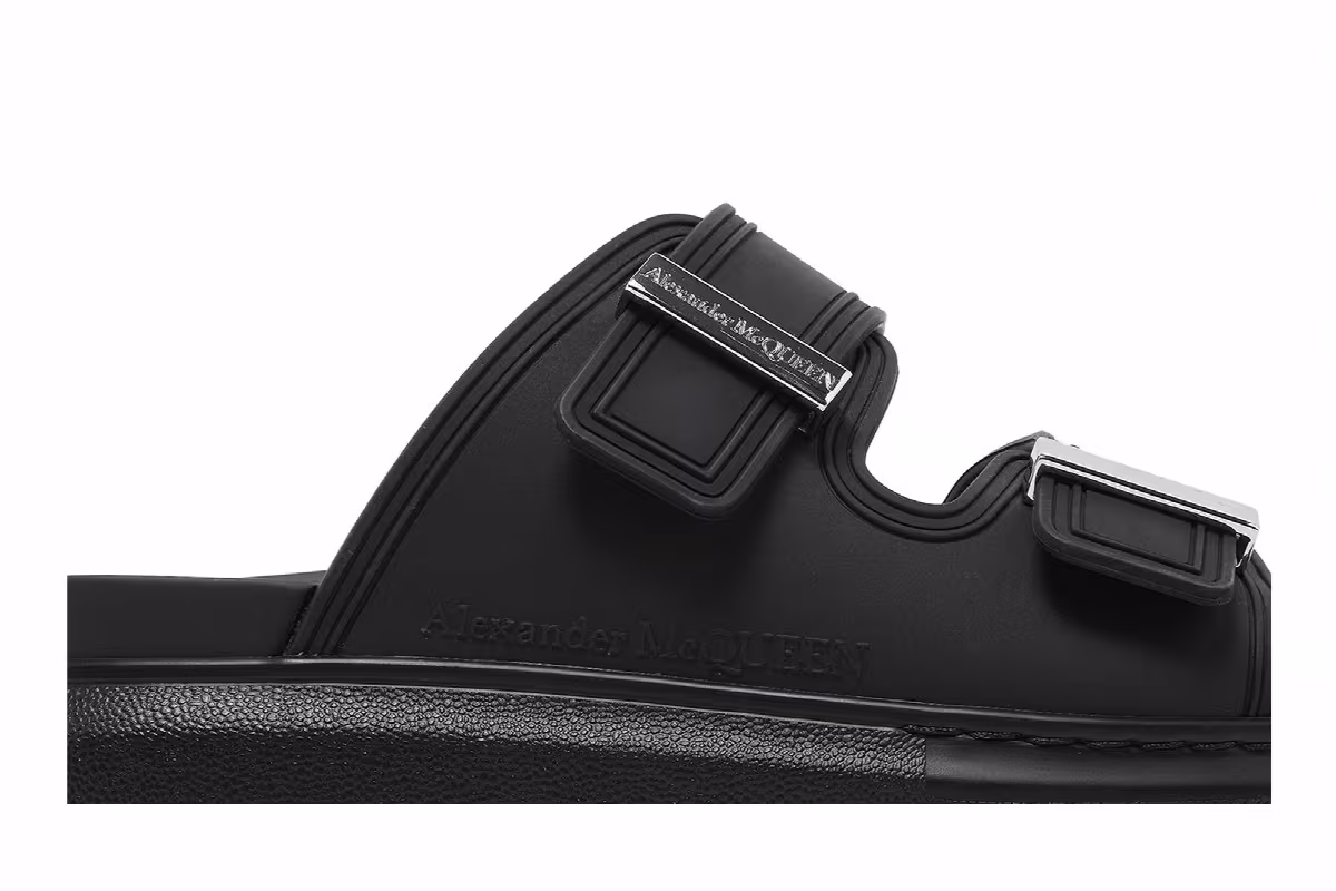 Alexander McQueen Women's Hybrid Slide Black, view 3