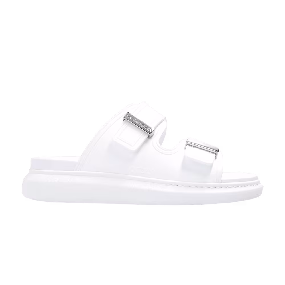 Alexander McQueen Women's Hybrid Slide New Ivory Silver