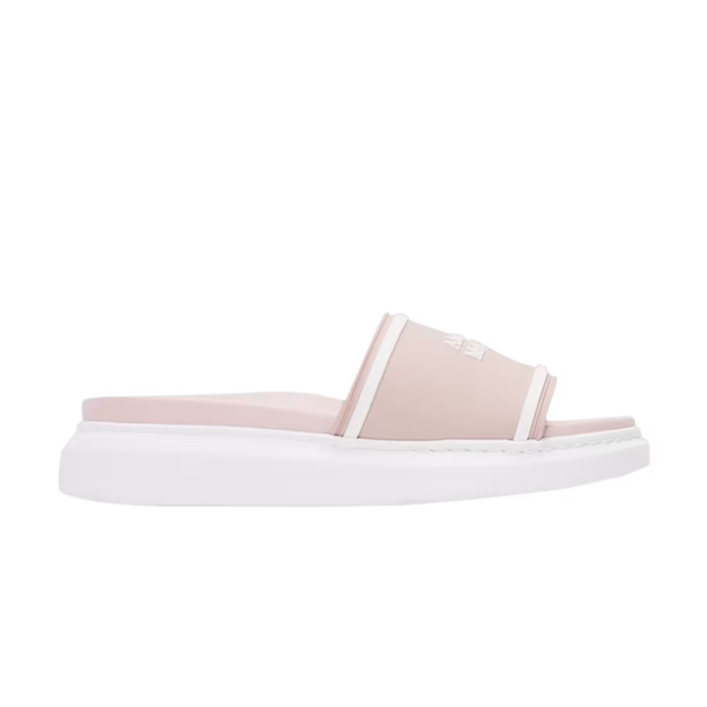Alexander McQueen Women's Oversized Hybrid Signature Slide Rose Quartz