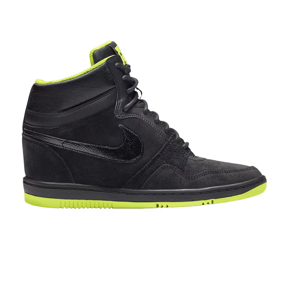 Nike Women's Force Sky High Premium Black Volt