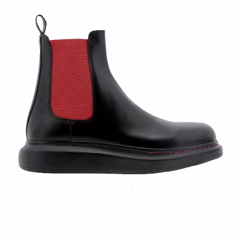 Alexander McQueen Hybrid Ankle Boot 'Black Red'