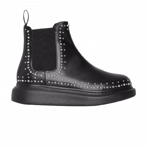 Alexander McQueen Hybrid Chelsea Boot 'Black Studded'