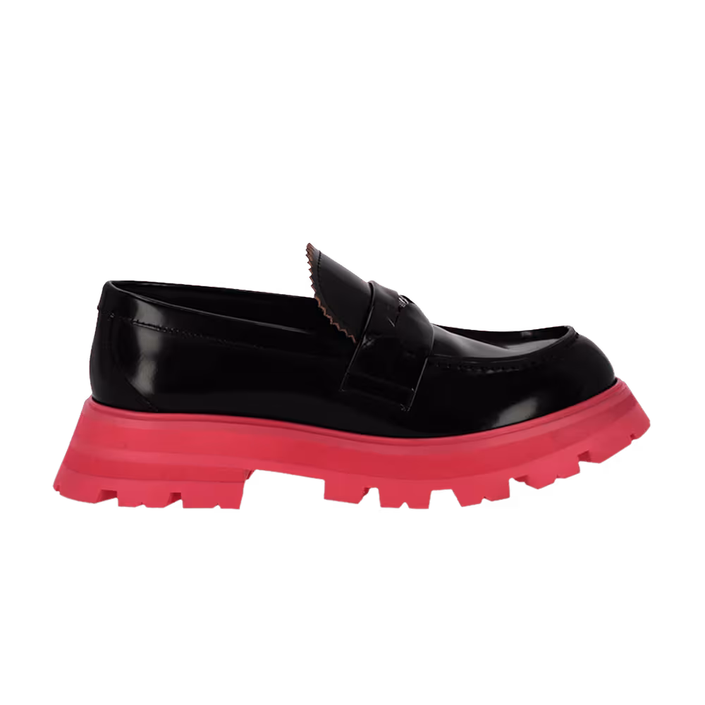 Alexander McQueen Women's Wander Loafer Black Pink