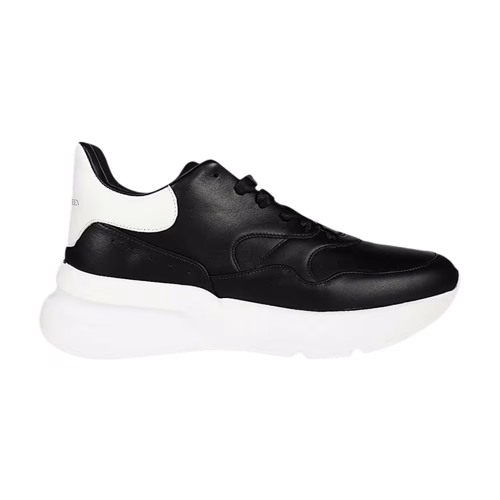 Alexander McQueen Oversized Runner Black White