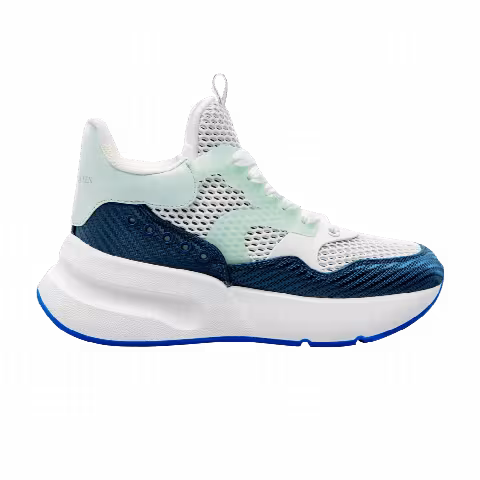 Alexander McQueen Oversized Runner 'White Blue Mint'