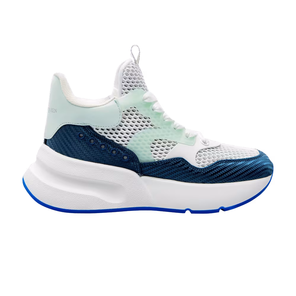 Alexander McQueen Oversized Runner White Blue Mint