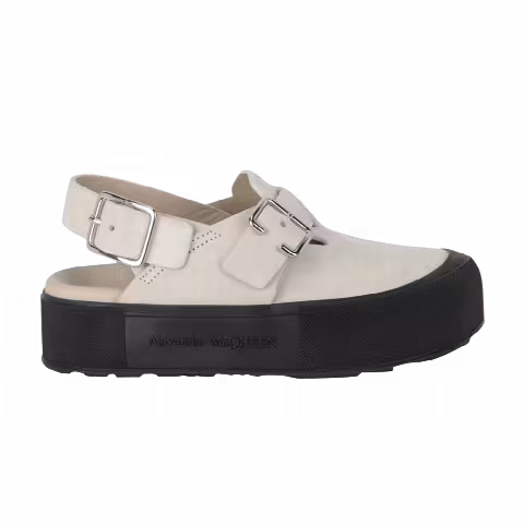 Alexander McQueen New Micmac Clog 'Beige Silver'