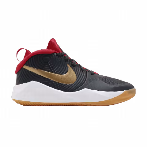 Nike Team Hustle D9 GS 'Dark Smoke Grey Gold'