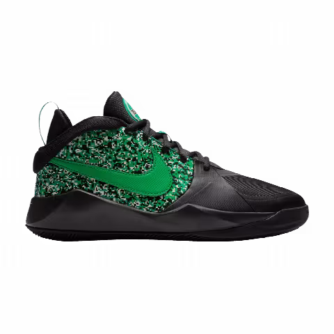 Nike Team Hustle D9 GS 'Digital Pixel - Black Lucky Green'