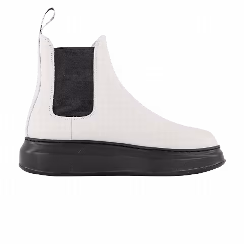Alexander McQueen Hybrid Chelsea Boot 'White Black'
