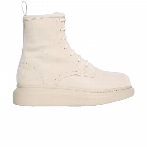 Alexander McQueen Wmns Hybrid Lace Up Boot 'Beige'