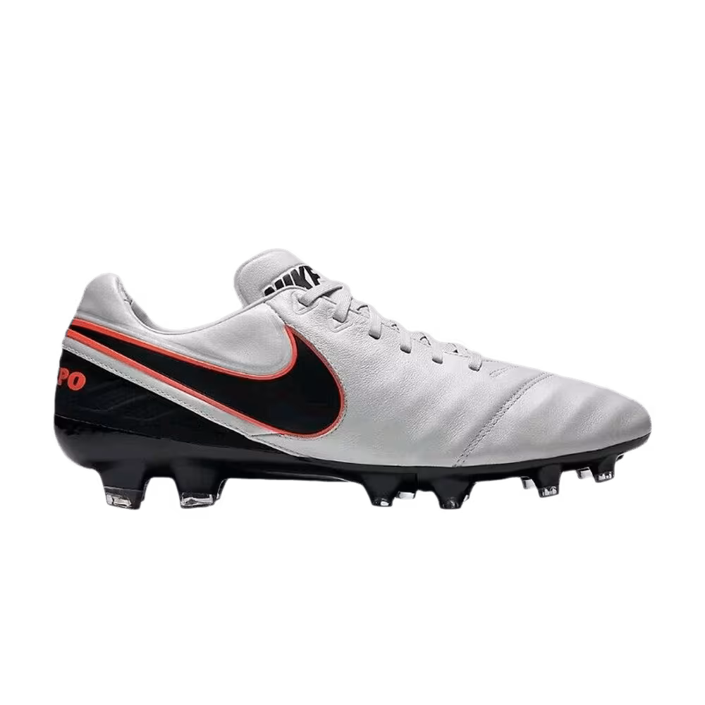 Nike Tiempo Legacy 2 FG Platinum Hyper Orange