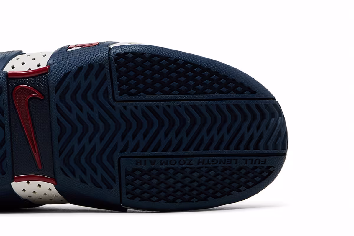 Nike LeBron Zoom 20-5-5 White Midnight Navy, view 6