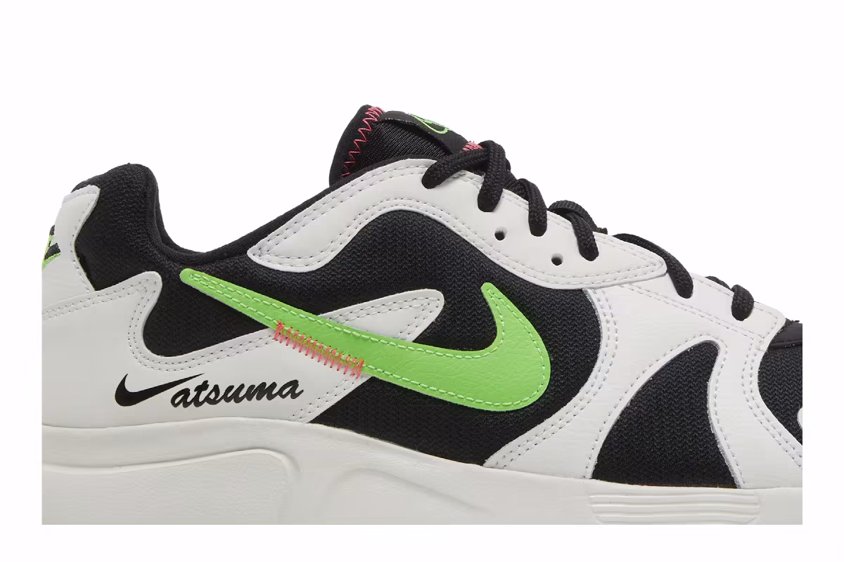 Nike Atsuma White Green Strike, view 3