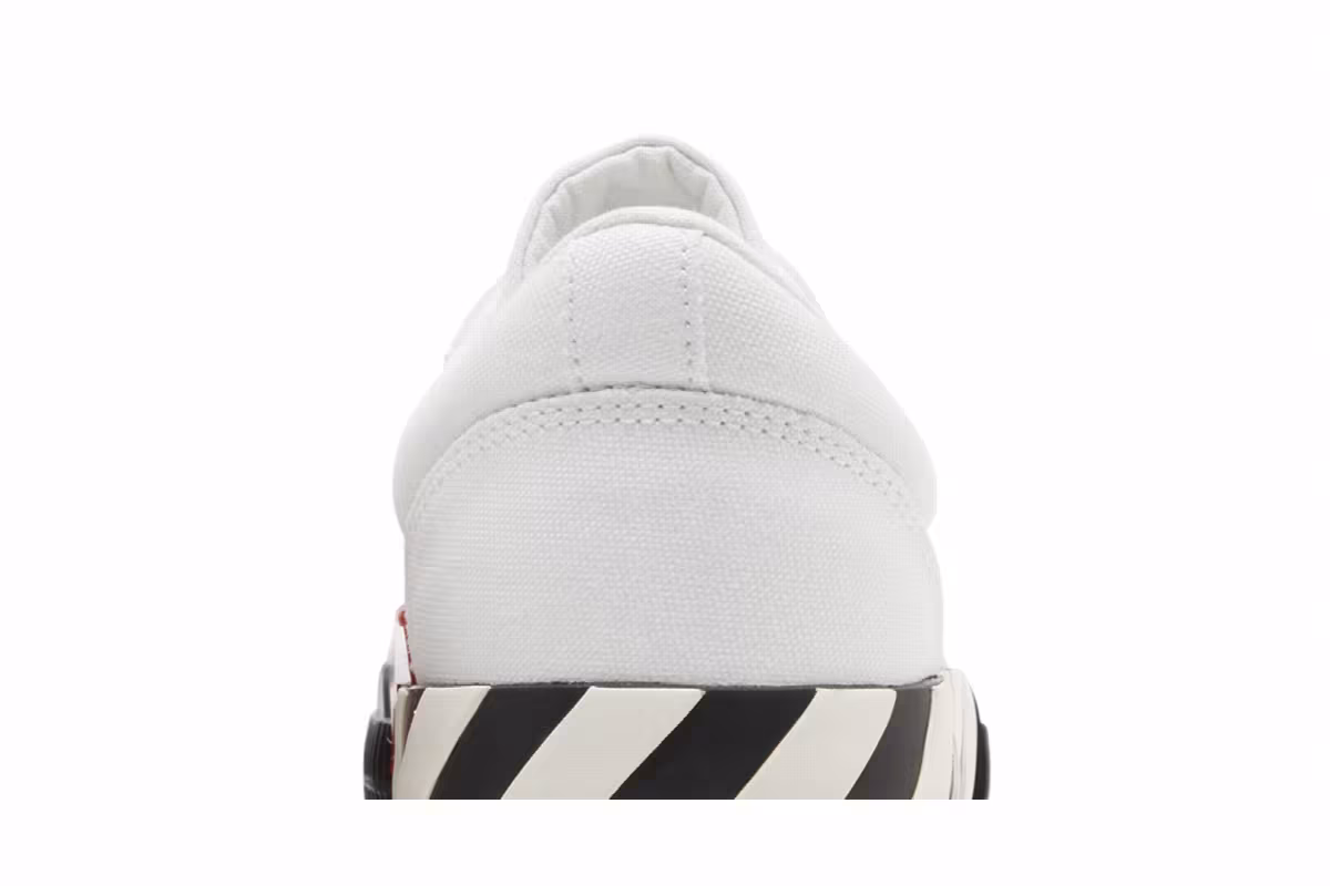 Off-White Women's Vulc Sneaker White Black, view 8