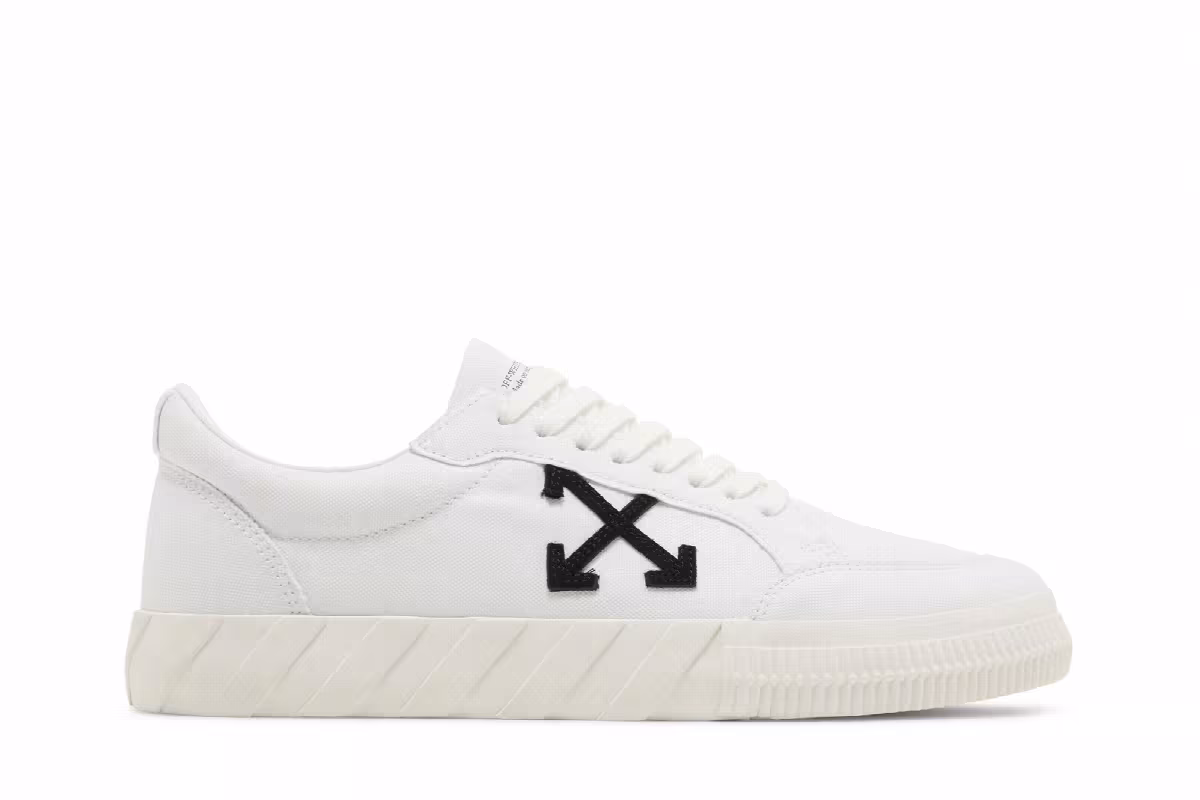 Off-White Vulc Sneaker White Black Red, view 2