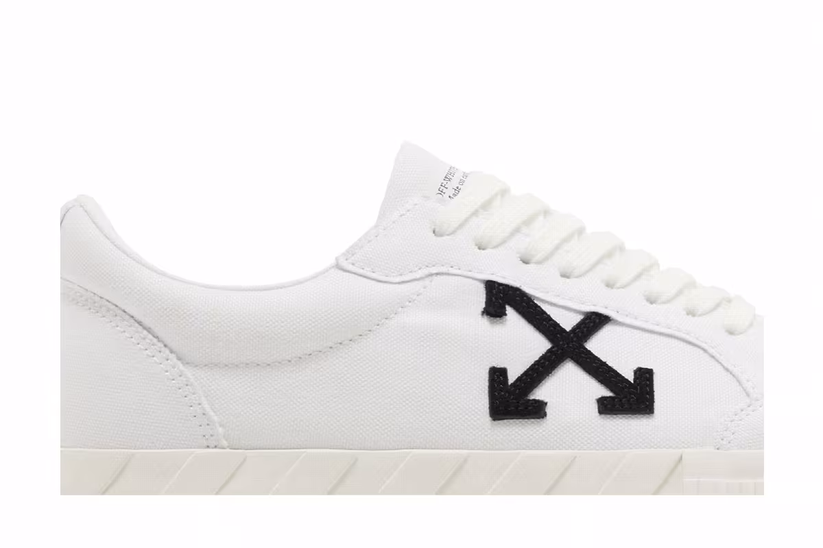 Off-White Vulc Sneaker White Black Red, view 3
