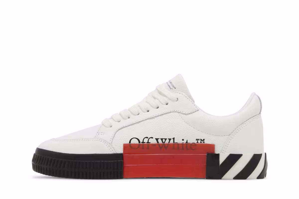 Off-White Vulc Sneaker White Black 2023, view 4