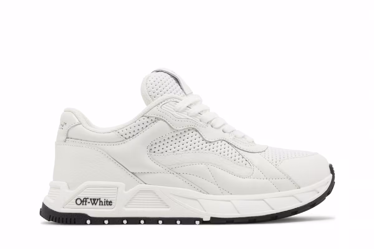 Off-White Women's Runner B Sneaker White, view 2