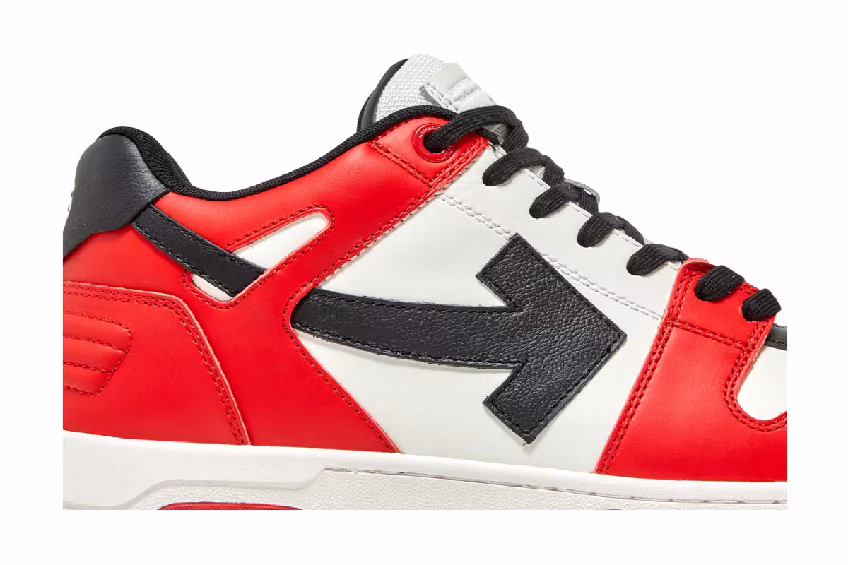 Off-White Out of Office Low Red White Black, view 3