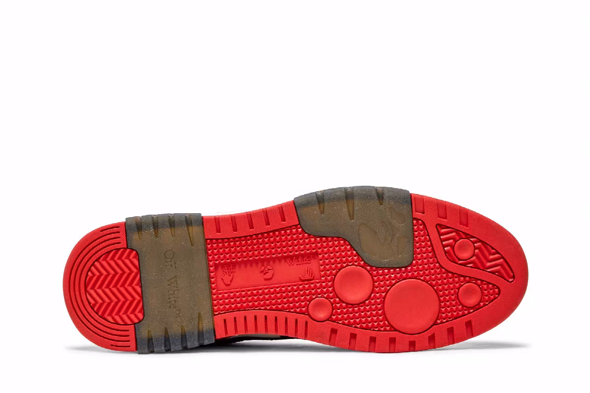 Off-White Out of Office Low Red White Black, view 5