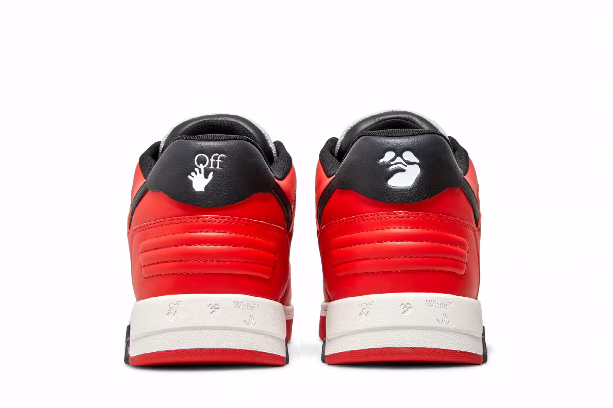 Off-White Out of Office Low Red White Black, view 7