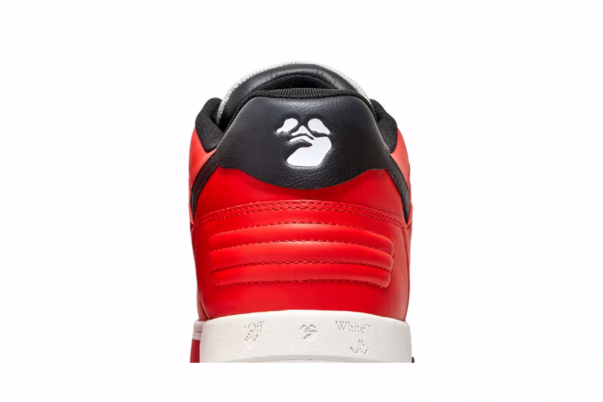 Off-White Out of Office Low Red White Black, view 8