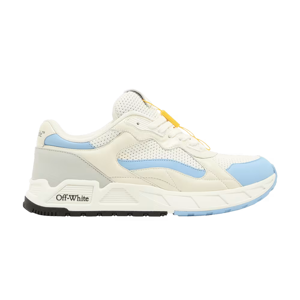 Off-White Runner B Sneaker White Light Blue
