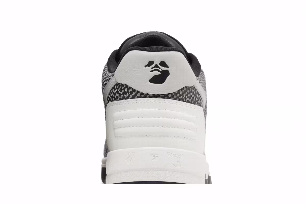 Off-White Out of Office Black White Dotted Pattern, view 8