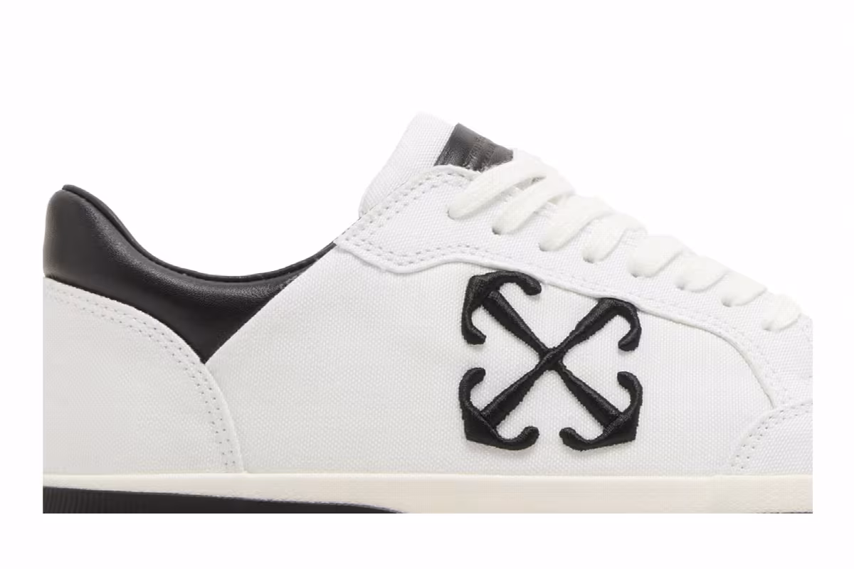 Off-White New Low Vulcanized White Black, view 3