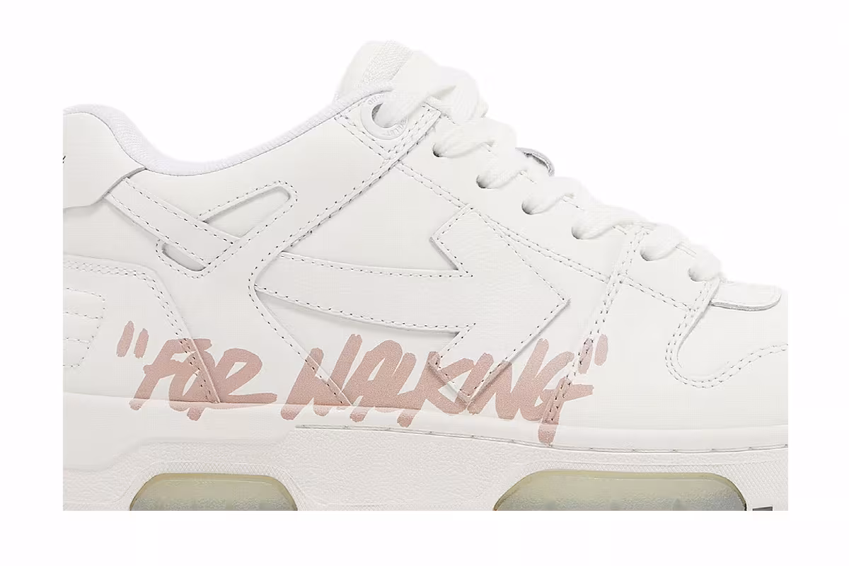 Off-White Women's Out of Office For Walking - White Pink 2023, view 3