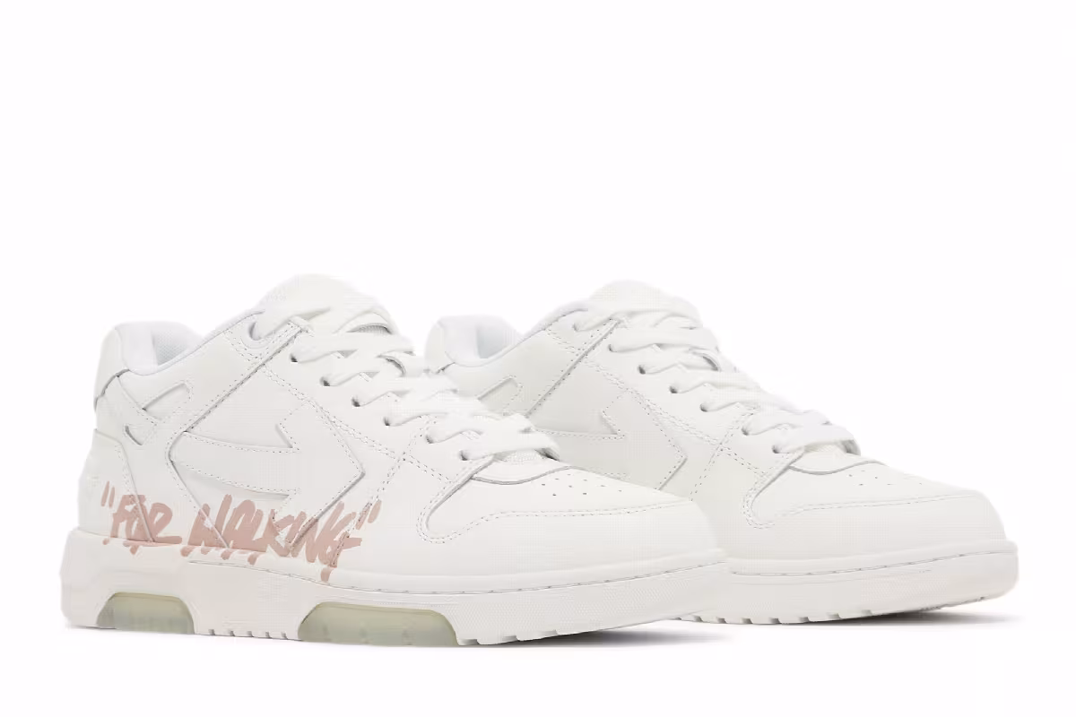 Off-White Women's Out of Office For Walking - White Pink 2023, view 9