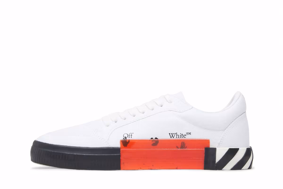 Off-White Vulc Sneaker White Black Sand, view 4