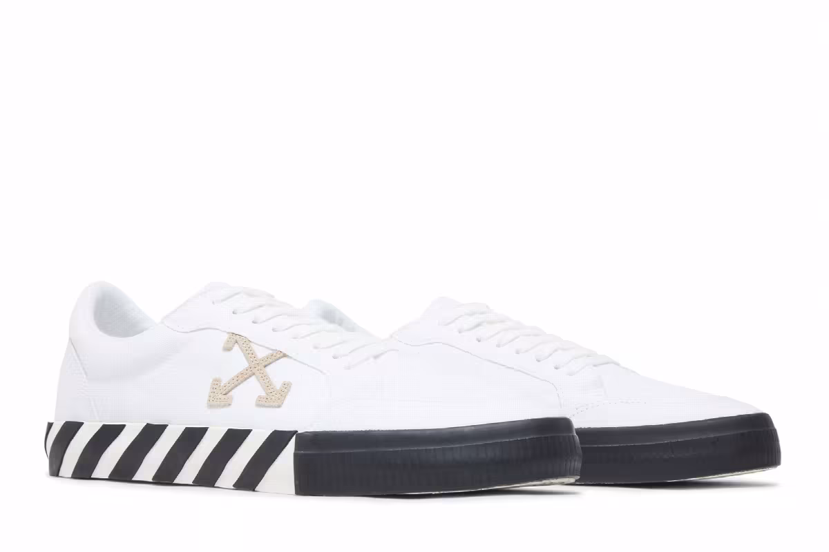 Off-White Vulc Sneaker White Black Sand, view 9