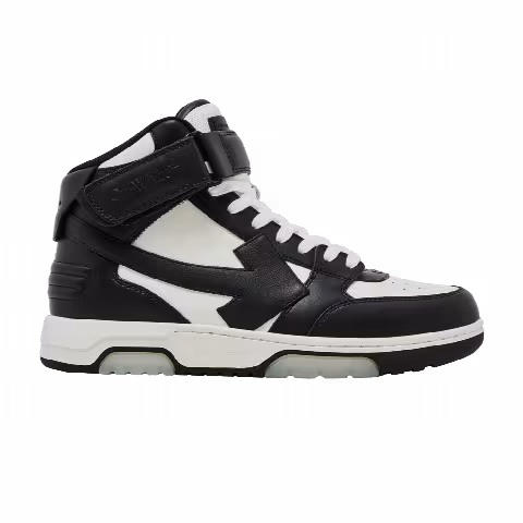 Off-White Out of Office Mid 'Black White Clear Sole'