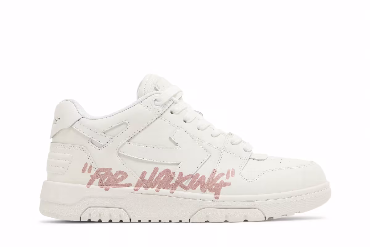 Off-White Women's Out of Office For Walking - White Pink White Outsole, view 2