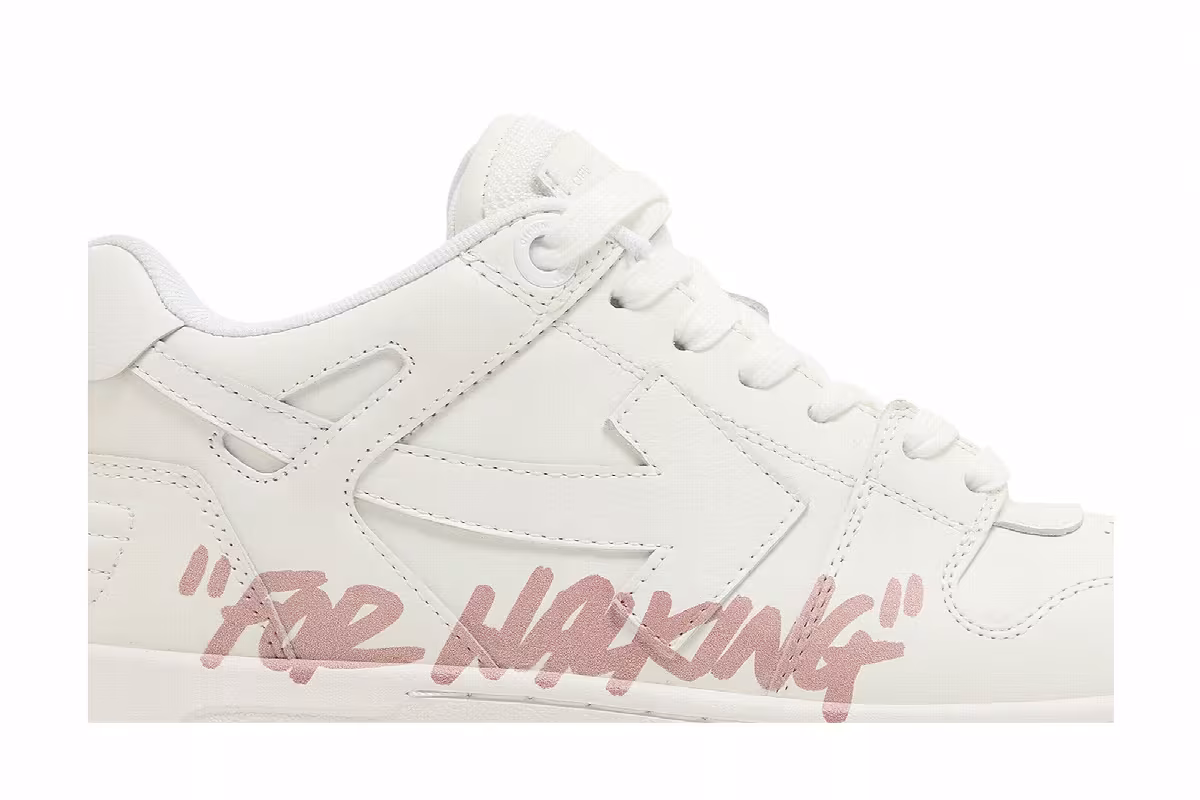 Off-White Women's Out of Office For Walking - White Pink White Outsole, view 3