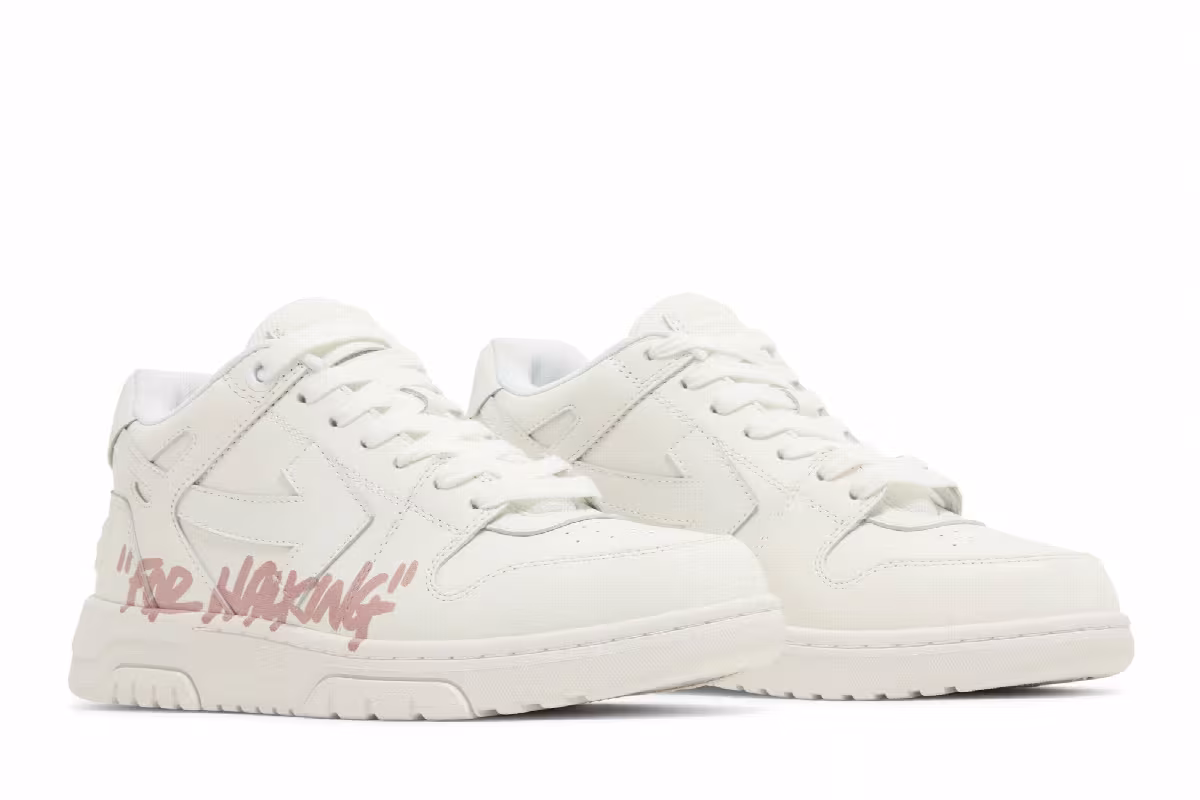 Off-White Women's Out of Office For Walking - White Pink White Outsole, view 9