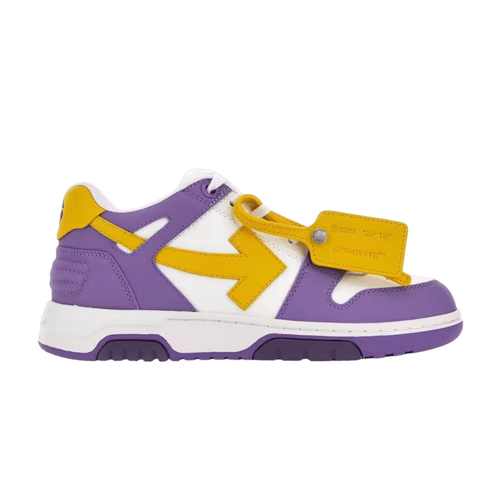 Off-White Out of Office Low Purple Yellow