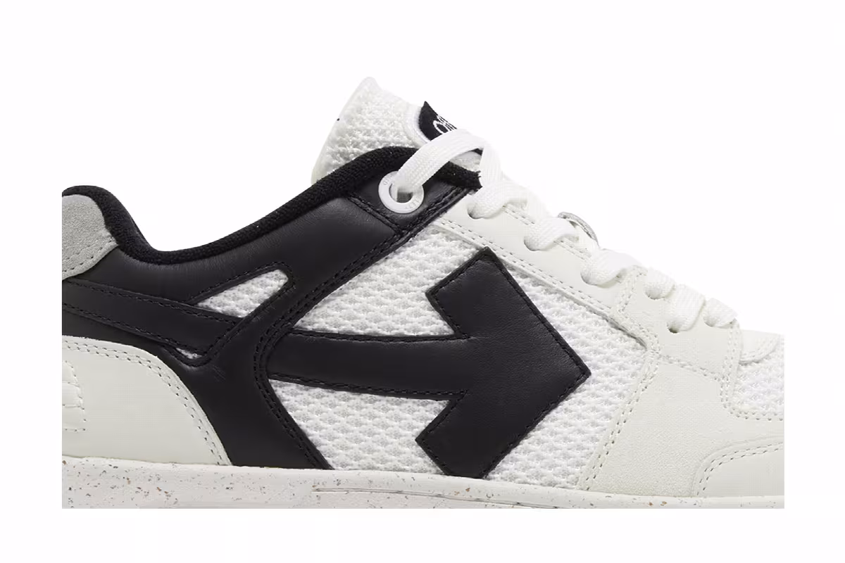 Off-White Out of Office Slim White Black Speckled, view 3