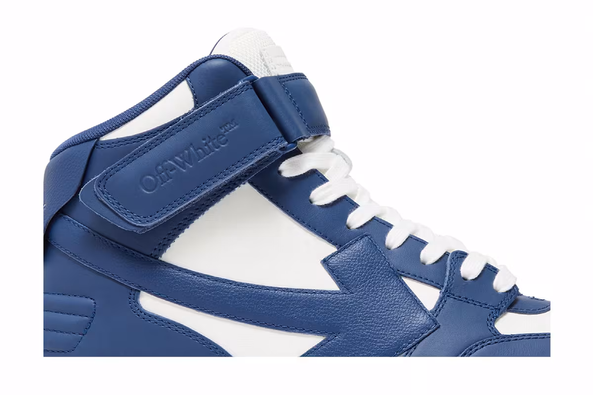 Off-White Out of Office Mid Blue White Clear Sole, view 3