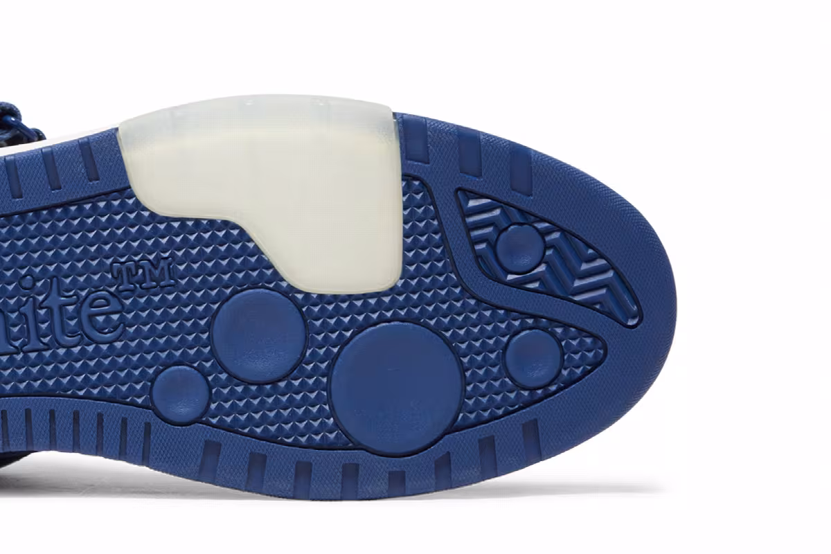 Off-White Out of Office Mid Blue White Clear Sole, view 6