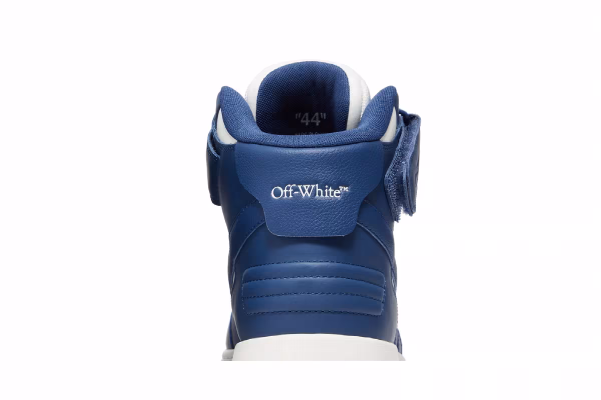 Off-White Out of Office Mid Blue White Clear Sole, view 8