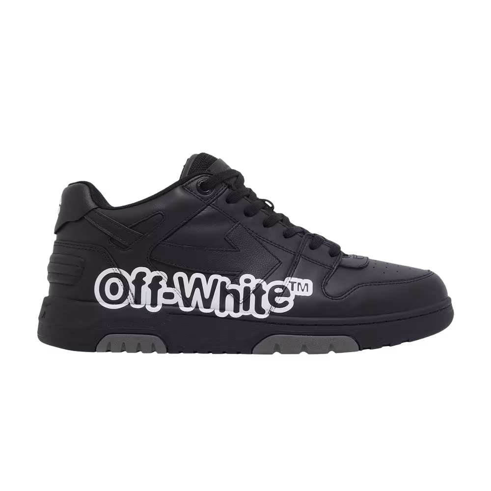 Off-White Out of Office Low Logo Print - Black