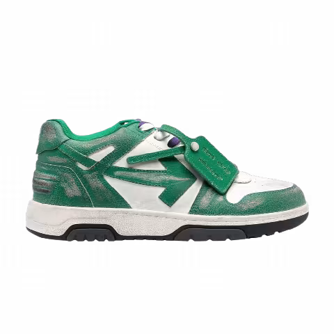 Off-White Out of Office Vintage Leather 'White Green'