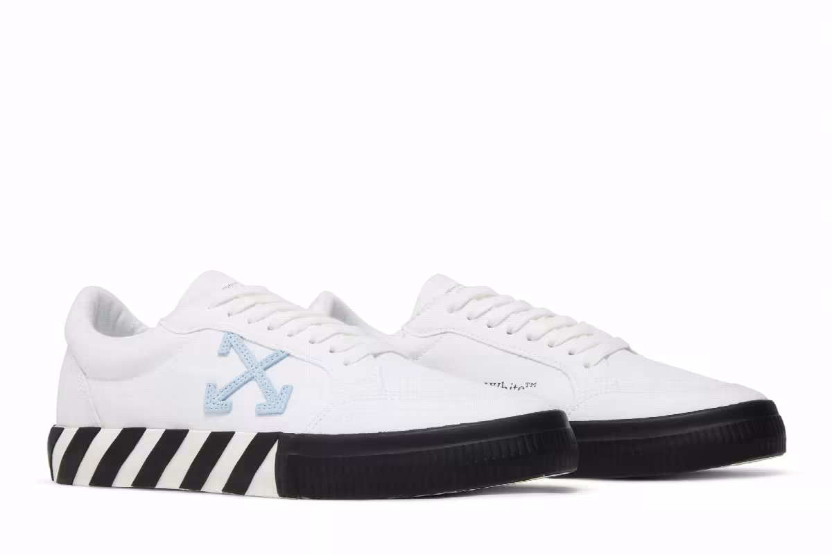Off-White Vulc Sneaker White Black Light Blue 2023, view 9